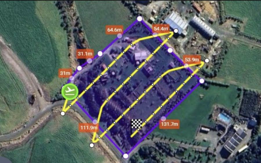 Drone mapping example